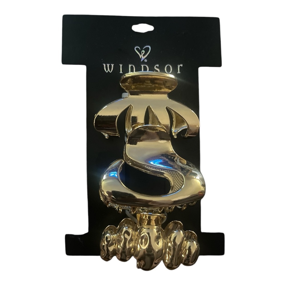 Windsor Shiny Gold  Hair Claw Clips
